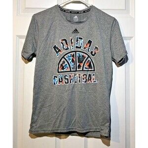 Adidas Basketball Short Sleeve T-Shirt Boy's Size Large (14/16)